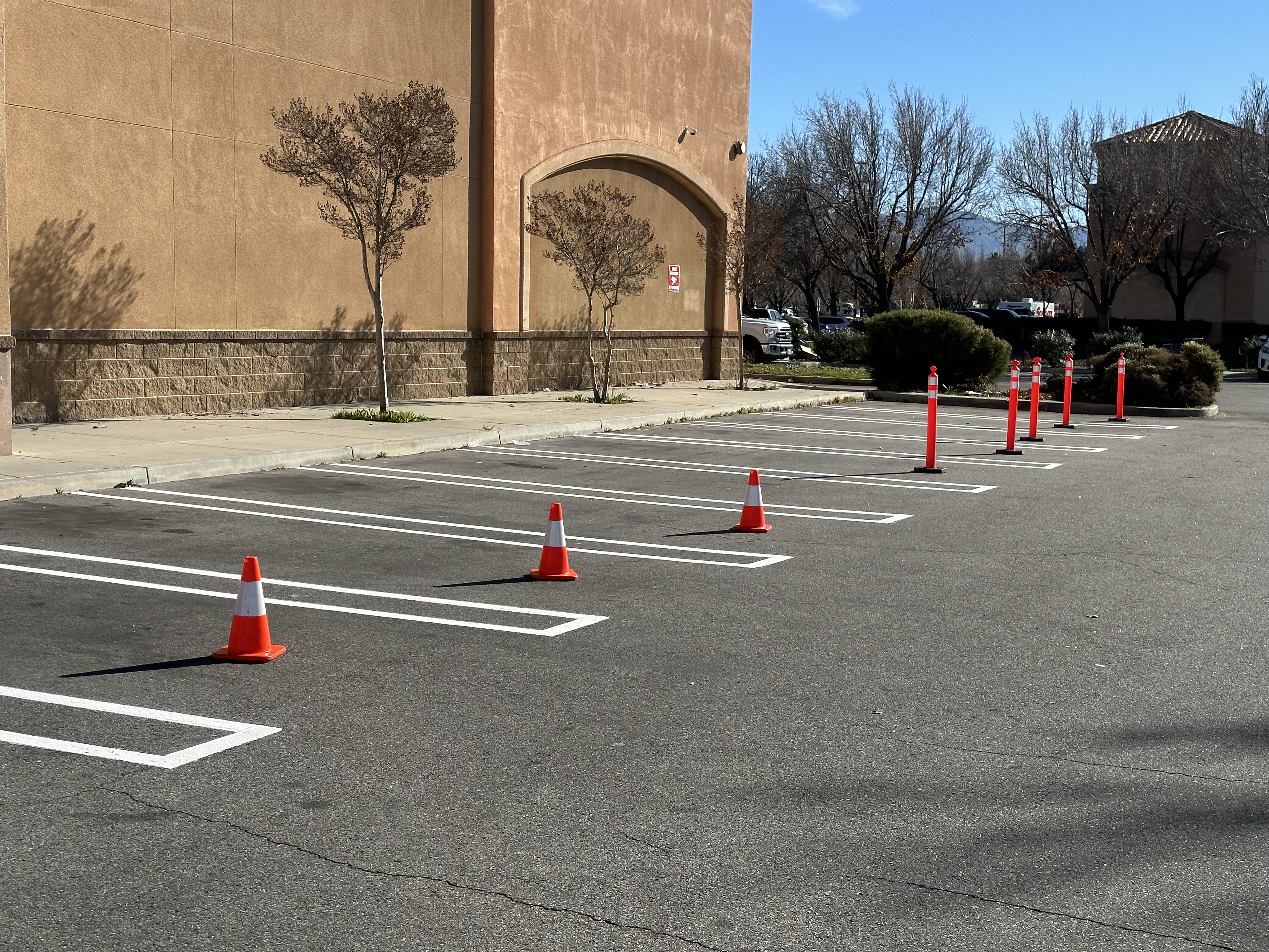 Parking lot striping services in Van Nuys California — Bowman Parking Lot Striping And Seal Coating